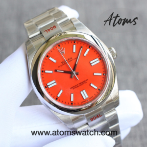 Rolex Oyster Perpetual Coral Red