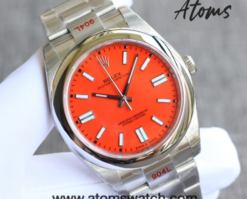 Rolex Oyster Perpetual Coral Red