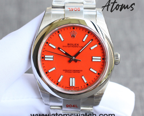Rolex Oyster Perpetual Coral Red