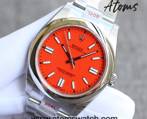 Rolex Oyster Perpetual Coral Red
