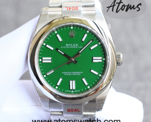 Rolex Oyster Perpetual Green Dial