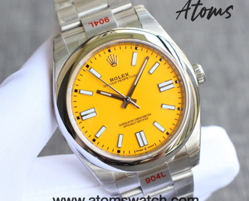 Rolex Oyster Perpetual Yellow Dial
