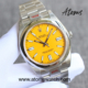 Rolex Oyster Perpetual Yellow Dial