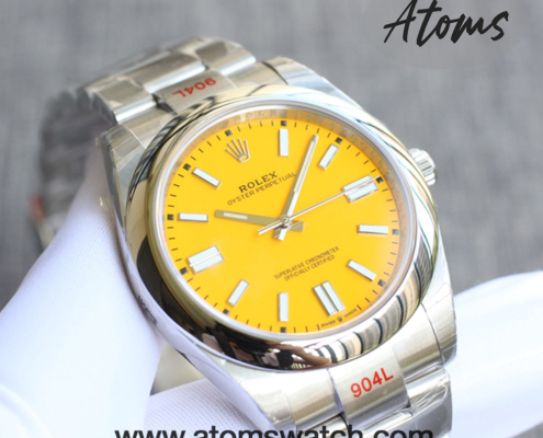 Rolex Oyster Perpetual Yellow Dial