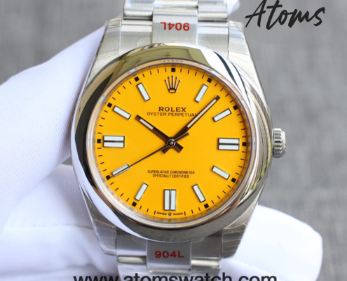 Rolex Oyster Perpetual Yellow Dial