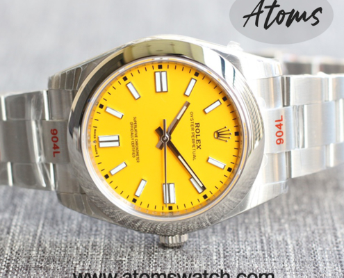 Rolex Oyster Perpetual Yellow Dial