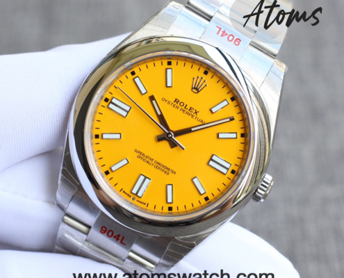 Rolex Oyster Perpetual Yellow Dial