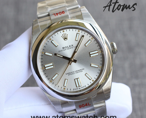 Rolex Oyster Perpetual Silver Dial