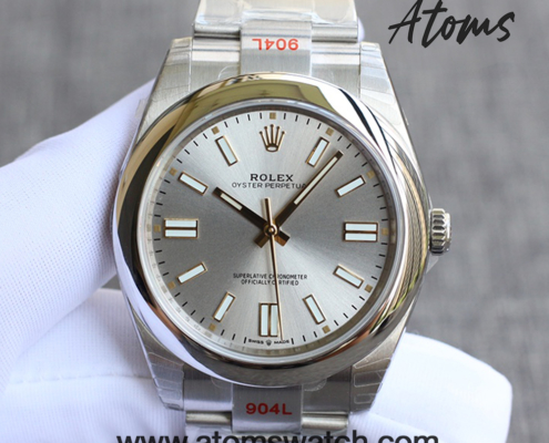 Rolex Oyster Perpetual Silver Dial