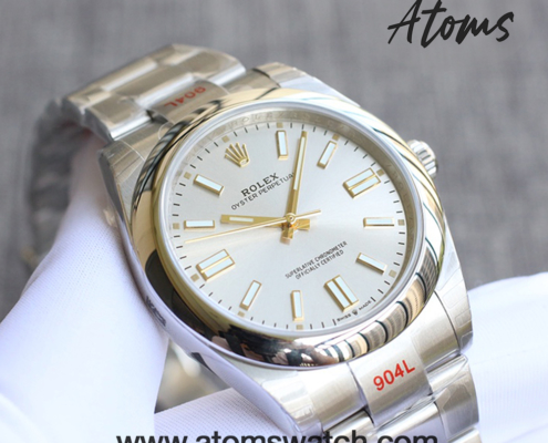 Rolex Oyster Perpetual Silver Dial